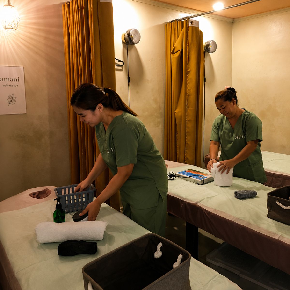 Treatment room at Amani Wellness Spa